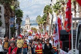 Nationwide Better Wages Protests - Toulon