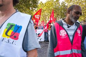 Inter-Union Strike And Mobilization For Wages - Toulouse