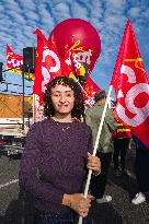 Inter-Union Strike And Mobilization For Wages - Toulouse