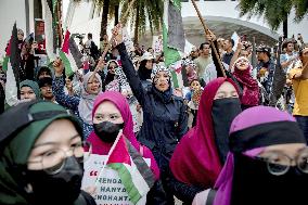 Anti-Israel rally in Kuala Lumpur