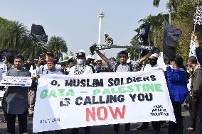 Anti-Israel rally in Jakarta