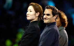 (SP)CHINA-SHANGHAI-TENNIS-ATP TOUR-SHANGHAI MASTERS-ROGER FEDERER(CN)