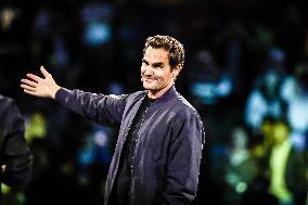 Roger Federer Attends The Federer Super Best Friends Night at the ATP1000 Shanghai Masters