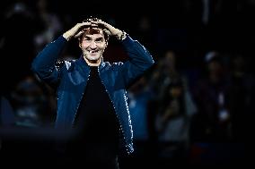 Roger Federer Attends The Federer Super Best Friends Night at the ATP1000 Shanghai Masters