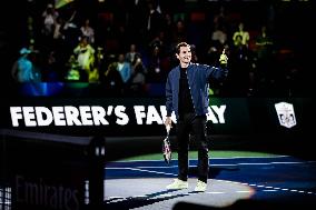 Roger Federer Attends The Federer Super Best Friends Night at the ATP1000 Shanghai Masters