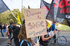 Inter-Union Strike And Mobilization For Wages - Toulouse