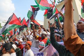 Pro Palestine Rally In Dhaka, Bangladesh