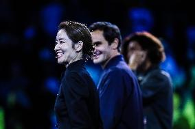 Roger Federer Attends The Federer Super Best Friends Night at the ATP1000 Shanghai Masters