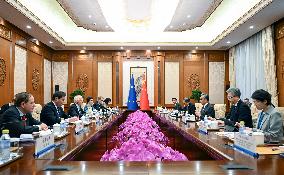 CHINA-BEIJING-WANG YI-CHINA-EU HIGH-LEVEL STRATEGIC DIALOGUE (CN)