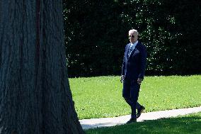 President Biden Hold A White House Departure