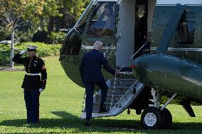 President Biden Hold A White House Departure