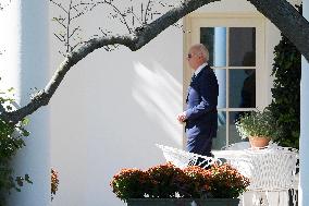 President Biden Hold A White House Departure