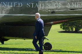 President Biden Hold A White House Departure