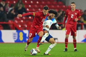 England v Serbia: UEFA U21 EURO Qualifier