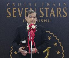 10th anniv. of luxury excursion train Seven Stars in Kyushu
