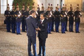 Sultan Of Brunei At The Elysee - Paris