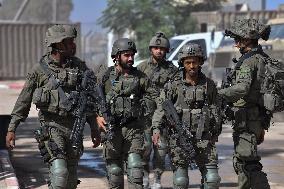 (FOCUS) ISRAEL-GAZA BORDER-IDF-LOCALIZED RAIDS