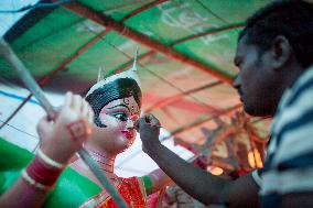 NEPAL-LALITPUR-DASHAIN FESTIVAL-PREPARATION