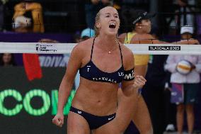 Beach Volleyball World Championship Women’s Quarterfinals USA Vs Brazil