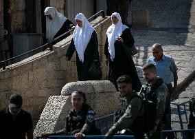 MIDEAST-JERUSALEM-JUMMAH-SECURITY