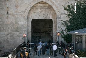 MIDEAST-JERUSALEM-JUMMAH-SECURITY