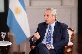 ARGENTINA-BUENOS AIRES-PRESIDENT-INTERVIEW