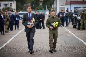 Dutch PM Mark Rutte Visits Odesa
