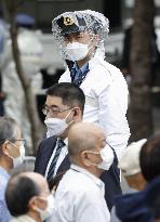 Tightened security during Japan by-election campaigning