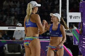 Beach Volleyball World Championship Women’s Quarterfinals USA Vs Switzerland