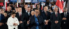 Eurosceptic Ruling Party Rallies On Last Day Before Polish Elections