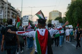 Pro Palestine Rally In Athens, Greece