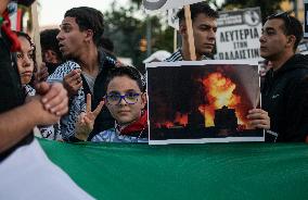 Pro Palestine Rally In Athens, Greece