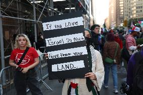 Pro Palestine Rally In New York City