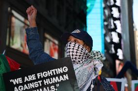 Pro Palestine Rally In New York City