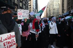 Pro Palestine Rally In New York City