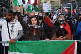 Pro Palestine Rally In New York City