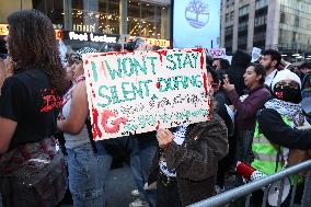 Pro Palestine Rally In New York City