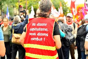 Inter-Union Rally For Purchasing Power - Paris