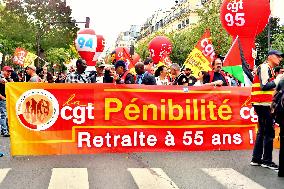 Inter-Union Rally For Purchasing Power - Paris