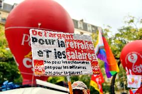 Inter-Union Rally For Purchasing Power - Paris