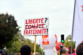 Inter-Union Rally For Purchasing Power - Paris