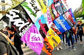 Inter-Union Rally For Purchasing Power - Paris