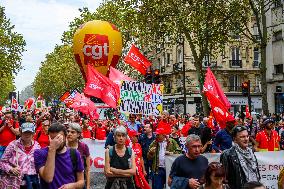 Inter-Union Rally For Purchasing Power - Paris