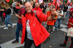 Inter-Union Rally For Purchasing Power - Paris