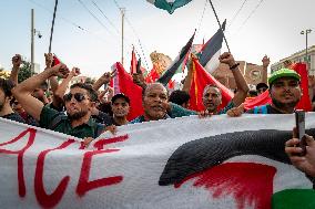 Pro-Palestinian Protest - Naples