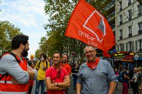 Inter-Union Rally For Purchasing Power - Paris