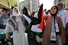 Pro-Palestinian Demonstration In Algeria