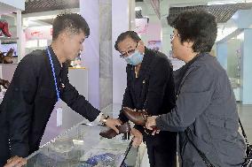 Footwear exhibition in Pyongyang