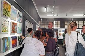 NAMIBIA-WINDHOEK-ART EXHIBITION-CANCER PATIENTS