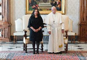 Pope Francis Receives President of the Republic of Peru
